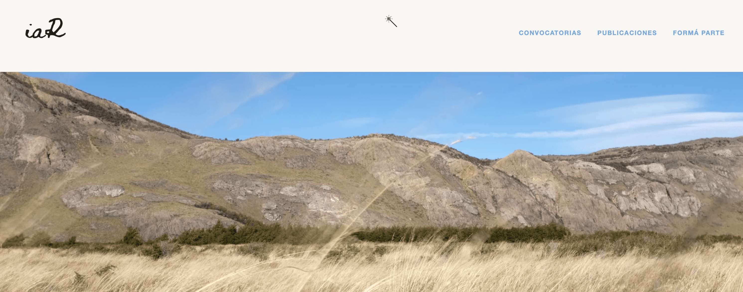 Website iaR — Artistic Research in Residency